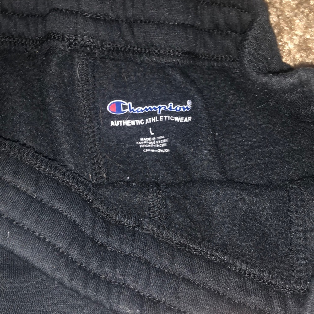 Black champion joggers